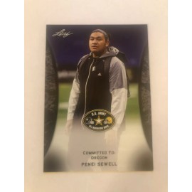 2018 Leaf Penei Sewell US Army All American card #95 " 2-card lot "