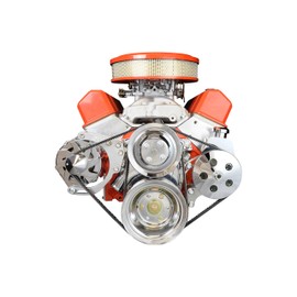 ICT Billet SBC Alternator/Power Steering Pump Accessory Drive Bracket Kit for Double Hump Heads 305 327 350 383 5.0L 5.7L V8 Designed & Manufactured in the USA 551576