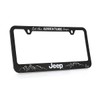 Jeep Black Plastic License Plate Frame Holder - Let The
