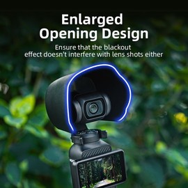 LICHIFIT Camera Lens Hood for DJI OSMO POCKET 3 Lens Protective Cover Guard Sunshade Anti-Glare Lens Sun Hood Cap Accessories