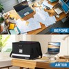 DSDCDJ File Box with Lock - Portable File Organizer Box