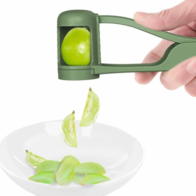 Grape Cutter for Toddlers 1-3, Fruit Slicer for Tomato Cherry