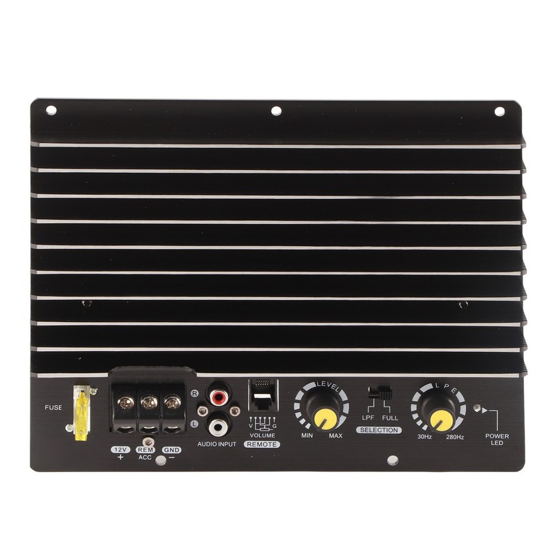 Car Amplifier Board 1000W High Power Aluminum Alloy Bass Subwoofer