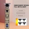 Electric Hair Trimmer Clipper USB Portable Professional Retro Hair Cutting