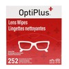 OptiPlus Eyeglass Lens Wipes l Pre-Moistened l Cleaning Wipes for
