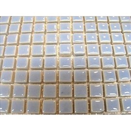 Glazed Ceramic Mosaic Tiles.10 x 10mm Tiles. 81 Tile Sheet Ceramic Glazed. Winter Sky