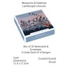Museums & Galleries - 20 Notecards & Envelopes Boxed (Landscape