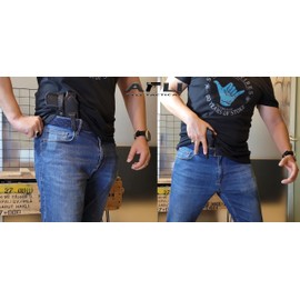 IWB Sig P365 XL Holster - OWB P365 X Holster - for P365, P365 X, P365XL Spectre, P365 SAS, P365 380, P365 X MACRO, Springfield XD 45 holster 4inc - Sig P365 XL Holster IWB - OWB & IWB Belt Gun Holster