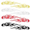 8Pcs 4 Colors Flame Car Stickers Flame Reflective Sticker Car