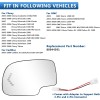 Espejo Lateral Del Conductor Calefactable Para Chevy Silvera