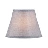 Aspen Creative 56034, Hardback Empire Transitional UNO Lamp Shade, Charcoal