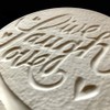 dennycraftmoulds Live Laugh Love Garden Concrete or Plaster Plaque Mould