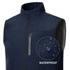 MoFiz Men's Softshell Outwear Vest, Light Full-Zip Vest Windproof Sleeveless