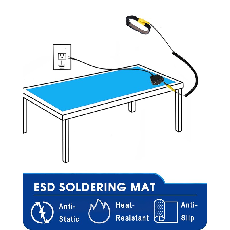 Anti Static Mat for Pc ESD Mat: 24"X28" Soldering Table