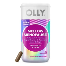 Olly Mellow Manopause Alivia Síntomas De Menopausia 30 Pzas Sabor Sin Sabor