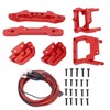 RC 1/18 Bumper Replacement Aluminum Alloy RC Front Rear Bumpers
