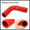 INFINAUTO 40mm 1.57" ID 90 Degree Elbow Silicone Reducer Hose