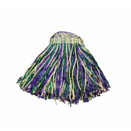 Unbranded 2" inch - Mardi Gras (Metallic) "Purple, Gold and Green" Fringe Trim