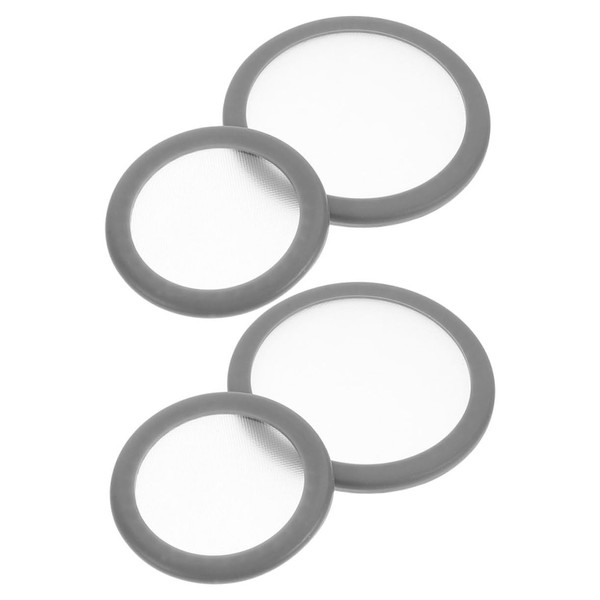 Beavorty 4pcs Stethoscope Diaphragm Replacement Parts Fit for Adult and