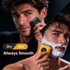 Electric Foil Shaver for Men Face Grooming Razor Beard Trimmer(Yellow)