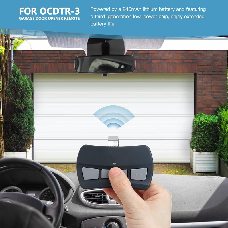 2PCs GITR-3 OCDTR-3 Replacement Overhead Door Garage Door Opener Remote
