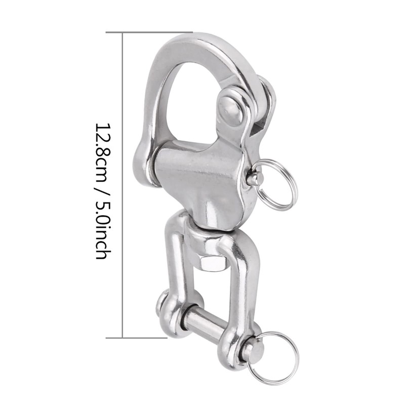 316 Stainless Steel Snap Shackles Quick Release Swivel Jaw Snap