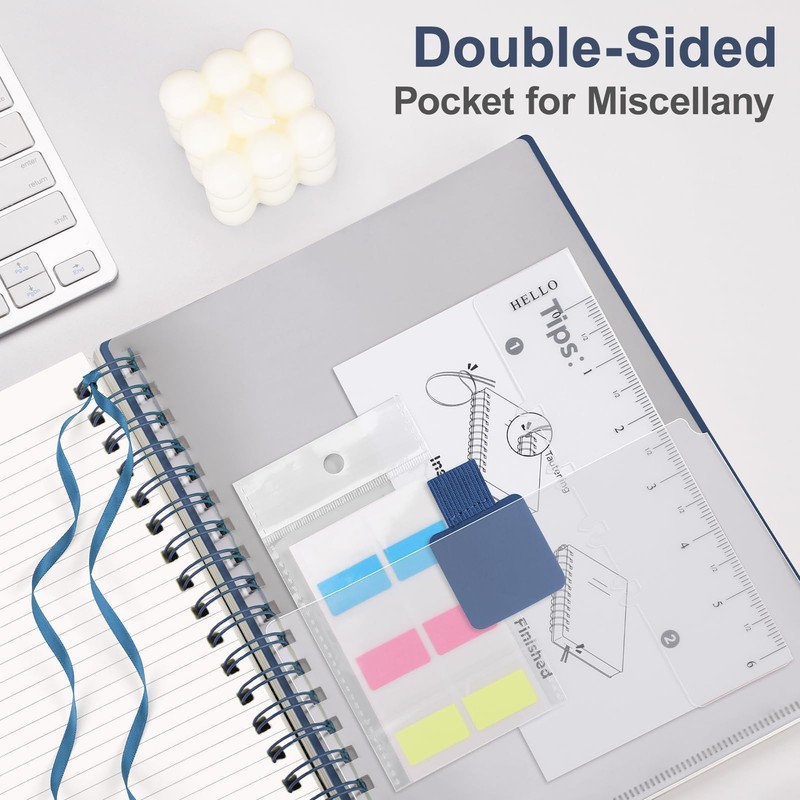 EMSHOI B5 Notebook, College Pad B5 Lined, Notepad 300 Pages