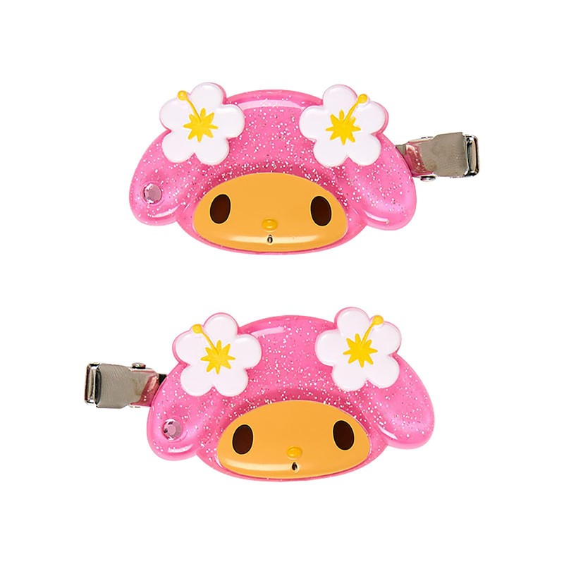 Sanrio 484288 My Melody Bangs Clip (Coconut Vacation), ABS, Steel,