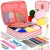 Cooapy Crochet Hook Set with Wool for Crocheting, 58 Pieces