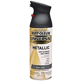 Rust-Oleum 262662 Universal All Surface Metallic Spray Paint, 11 oz, Dark Steel