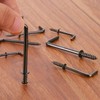 uxcell 50 Pcs L Shape Hooks, 1 Inch Right Angle