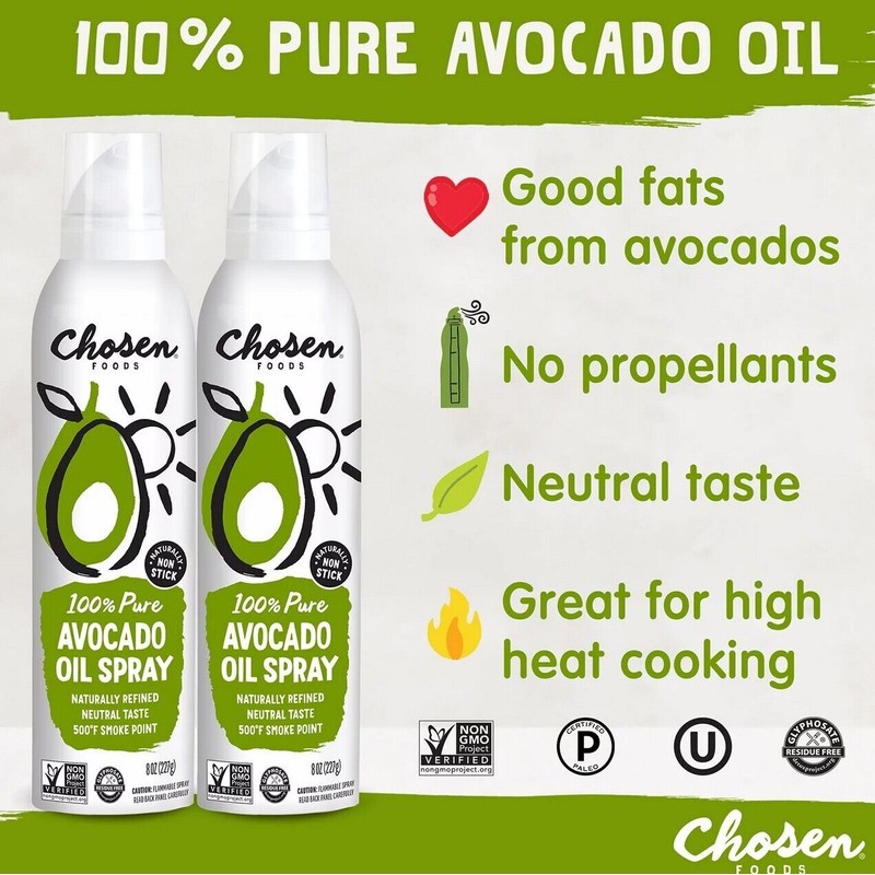 Chosen Foods 2 Pack- Chosen Foods 100% Pure Avocado Cooking