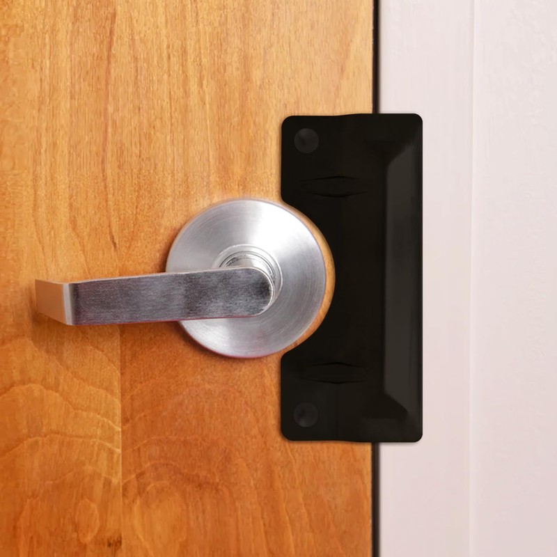 "Nuk3y Door Latch Guard Protector Stainless Steel for Out Swing
