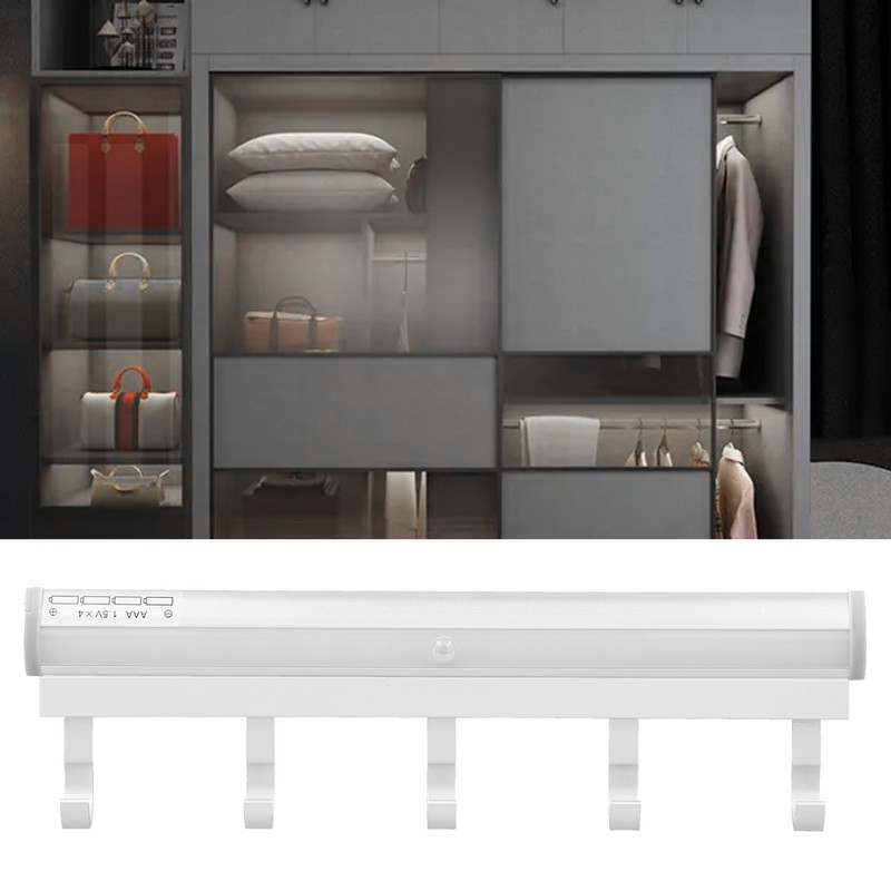 11.8in LED Cabinet Lamp Motion Sensitive Closet Lamp Battery Powered