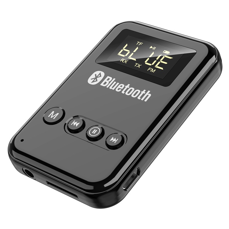 2in 1 Bluetooth 5.0 Transmitter Receiver Wireless Audio Adapter Car