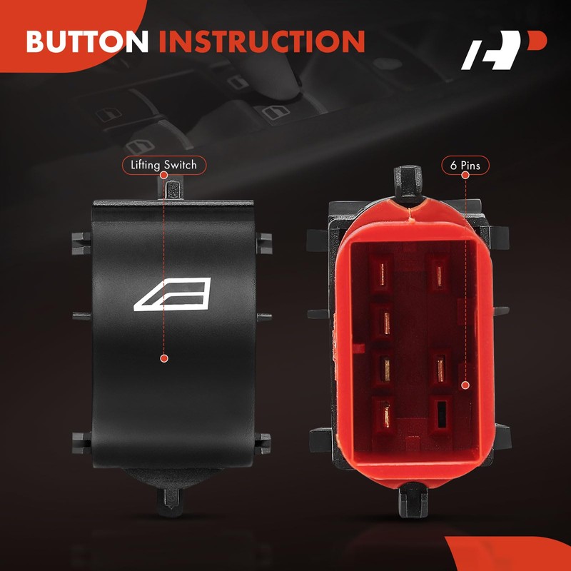 A-Premium Interruptor de ventana eléctrica compatible con Ford Escape 2013-2019,
