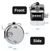SDARMING Tally Counter, 4-Digit clicker Counter, Metal Hand Tally counters