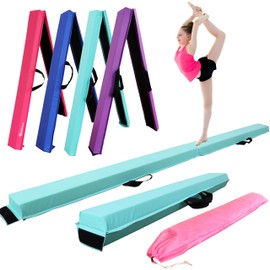 MARFULA MARFULA 6 FT / 8 FT / 9 FT / 10 FT Folding Gymnastic Balance Beam for Kids with Carry Bag for Home and Club Use