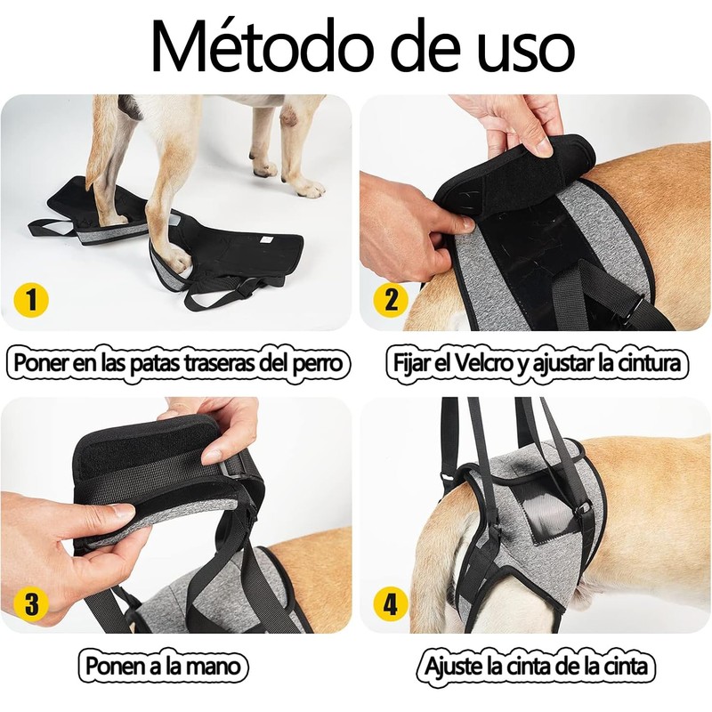 WEZCHUGHAOL Arnés de Elevación para Perro, Rear Support Harness, Arneses