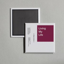 Grace Jones - Living My Life Album Cover Locker Fridge Magnet