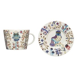 Iittala 1075820 Tea Cup & Saucer, Approx. 10.1 fl oz (300 ml), White