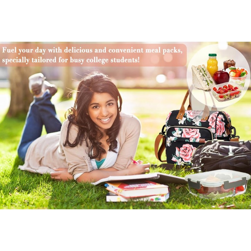 TuErcao Lunch Bags for Women - Boite a Lunch Femme