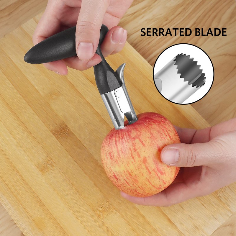 Asdirne Apple Slicer & Corer Set, Apple Cutter and Fruit