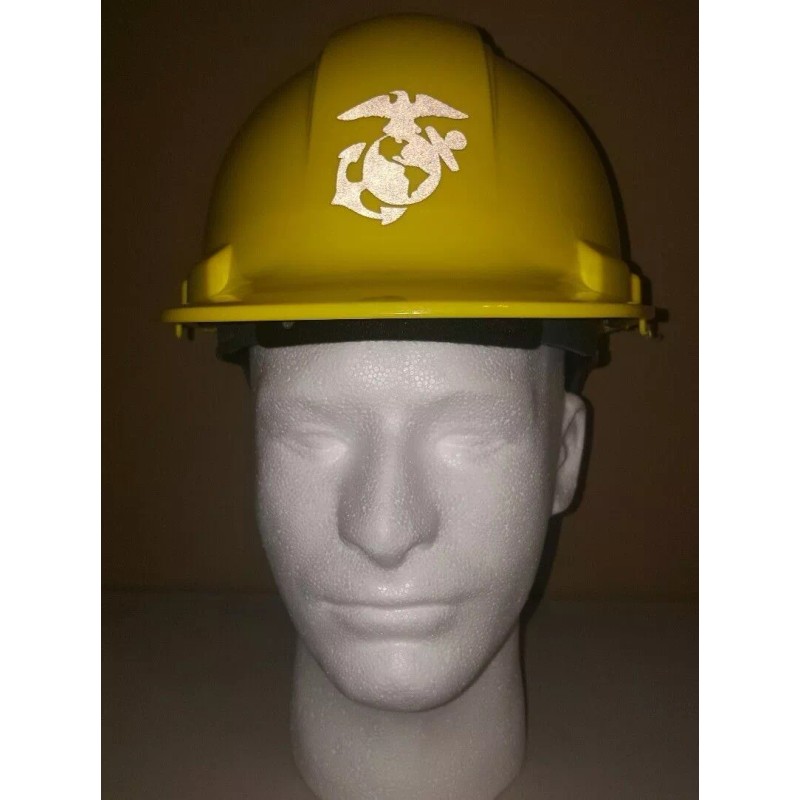 Unbranded Highly Reflective Black Decal Marine Corps EGA Fire Helmet