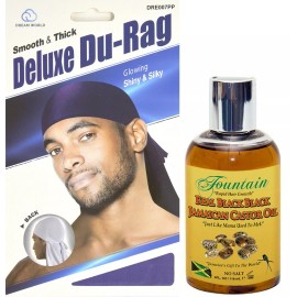 Fountain Manbrew Beard Growth, Mustache & Beard Thickening - Satin Du-Rag