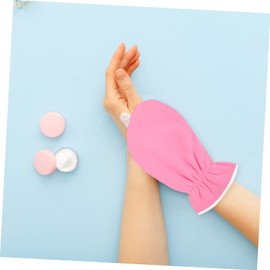 BIUDECO 1 Pair Exfoliating Gloves Moisturizing Cotton Spa Gloves for Hand Care Essential Oil