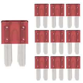 Gebildet 10A Micro2 Blade Car Fuses 10Amp Automotive Fusibles for RV Auto Motorcycle Truck (Pack of 10Pcs)