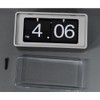Retro Style Flip Clock,Auto Page Turning Transparent Cover Digital Flip
