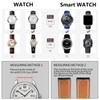 [Moran] Genuine Leather Watch Band Quick Release Polished Deployment D