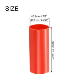 sourcing map PVC Conduit Coupler Straight Fittings Efficacy 20 mm Terminating Red Coupler Connectors for Home Hose Electrical Conduit Pack of 30